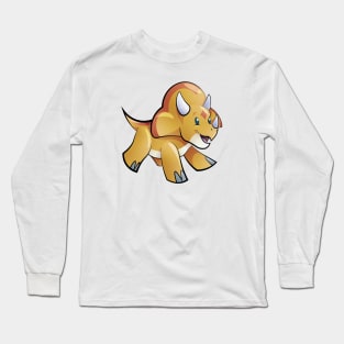 Chomp the Triceratops - Dinosaur King Long Sleeve T-Shirt